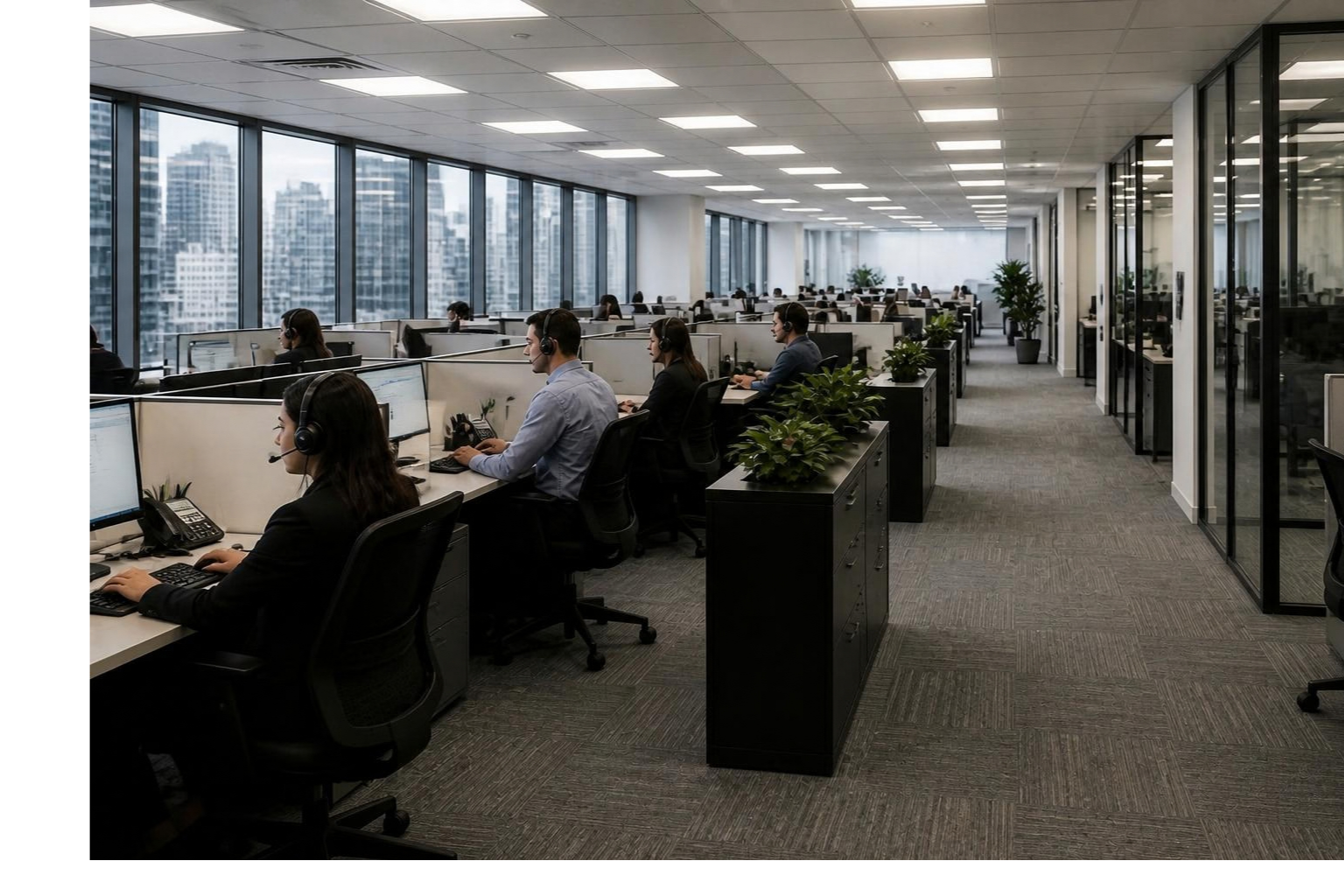 call center for financial services